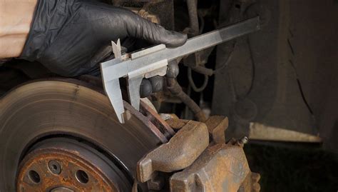 how to measure disc brake pad thickness|brake pad thickness calculator.